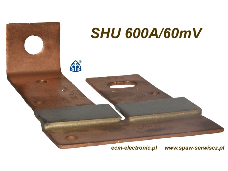 Bocznik pomiarowy prdu staego SHU 600A/60mV/TP-0,5